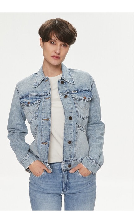 Női kabát, Wrangler, 593063, kék, pamut