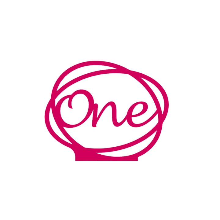 Сватбена украса за маса, "ONE", зала за събития, 163 X 202 mm малиново розово