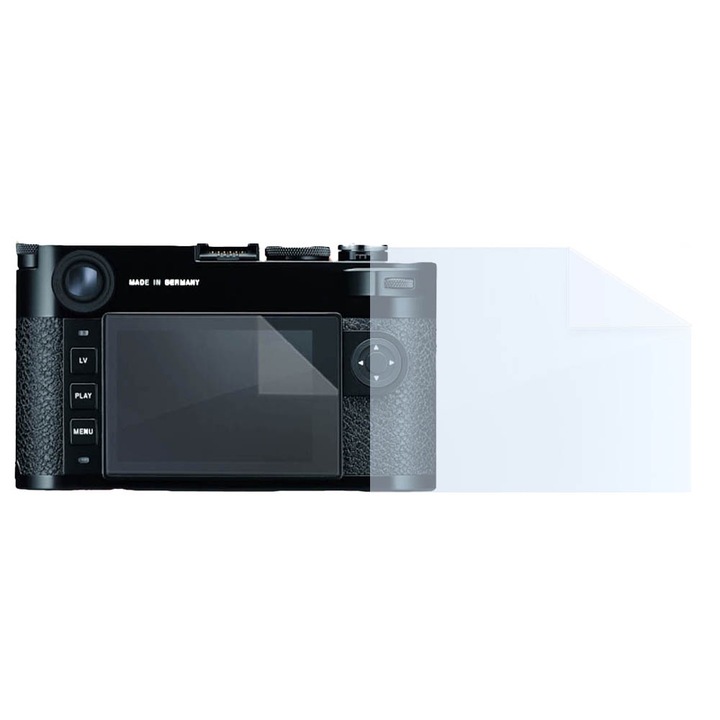 Fóliakészlet Leica M10-R-hez, FONIX LENS DEFENSE, 1 képernyős szilikonfólia, ütésálló, karcmentes, regenerálható, tartós, időjárásálló, átlátszó