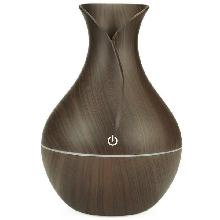 Umidificator Jormftte, 200ml, design din lemn, 100-240V