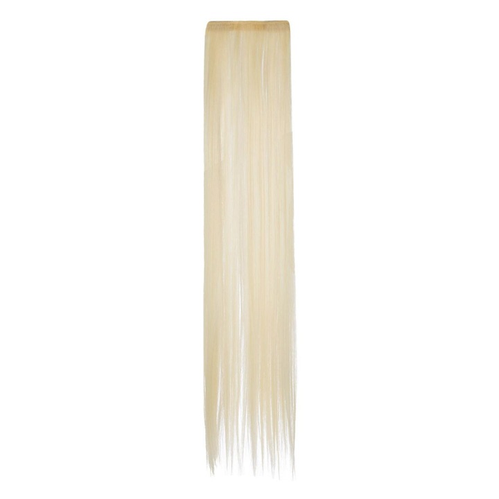 Extensie de păr cu clip AAA, suvita blonda 55cm
