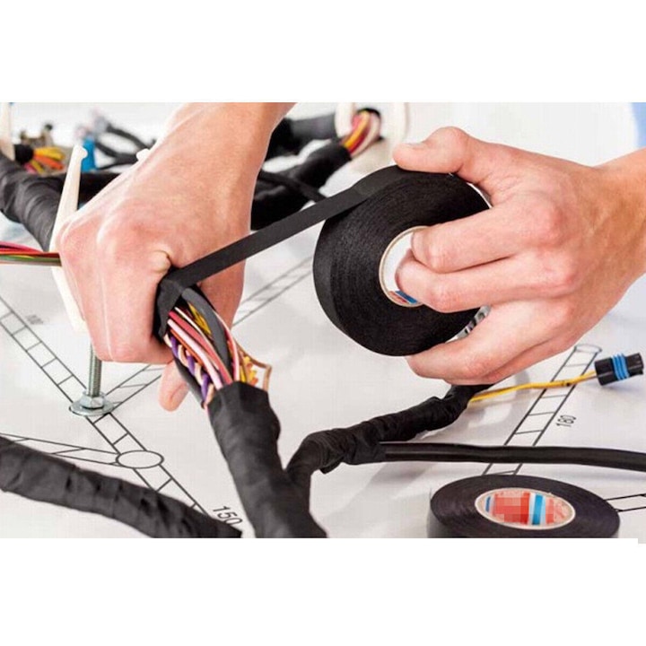 Banda de cablu izolatoare de protectie, Enforose, rezistenta la caldura, pentru automobile