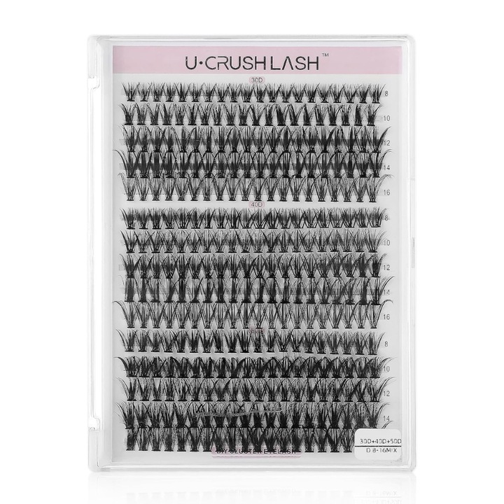 Tincses Műszempilla Készlet - 30D+40D+50D - 300 db Q006