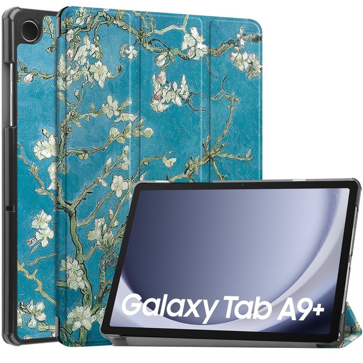 Калъф за Samsung Galaxy Tab A9+ Plus 11 инча UltraSlim тип стойка функция сън/събуждане Aiyando, Migdale