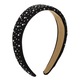 Bentita Par, Textila, Neagra, Strass-uri Albe, COMSTO IT & E- COMMERCE ®