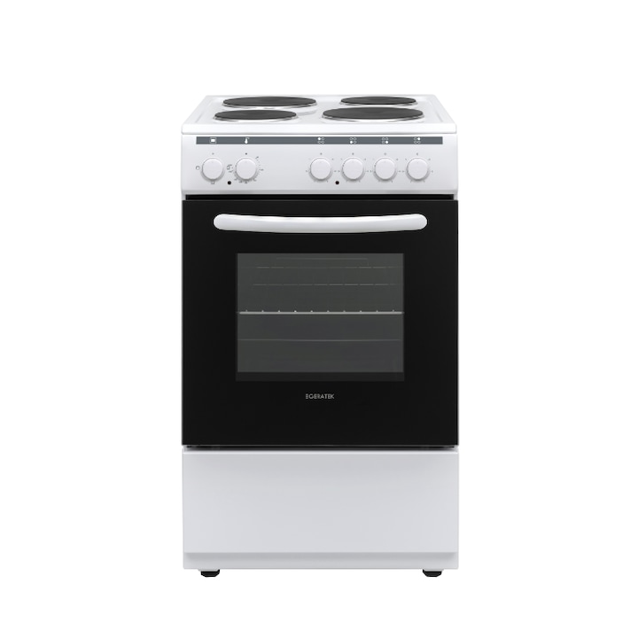 Aragaz cu plita Geratek Siena SH5200W, 50 cm, alb