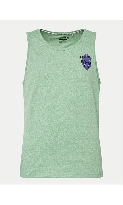 Férfi póló, BLEND, 530617, zöld, pamut, S