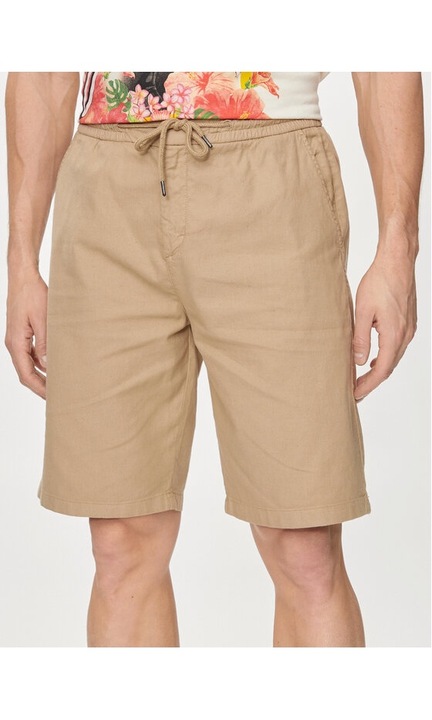 Pantaloni scurti barbati, Guess, 514686, Kaki, Bumbac, 34 EU