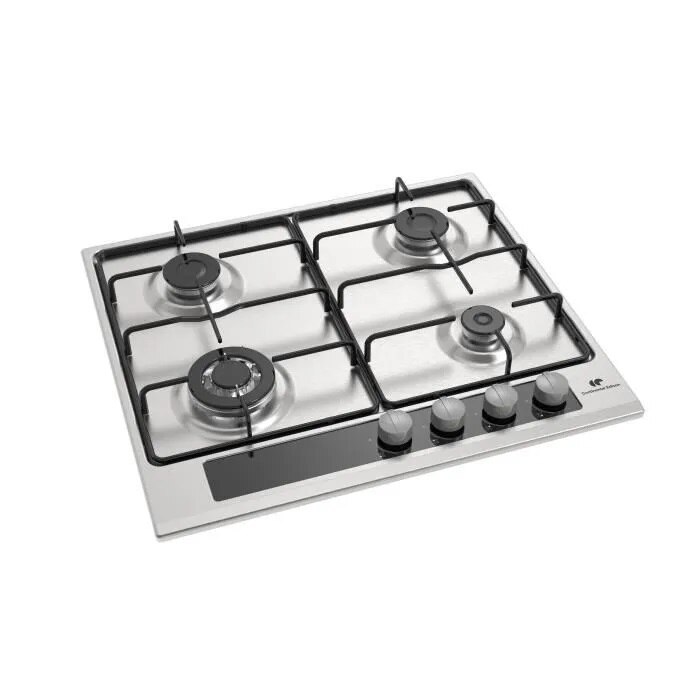 Plită pe Gaz Continental Edison CECTG4VIX, 4 arzătoare, inox, 58x4,2x51,5cm