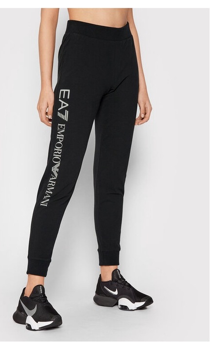 Női nadrág, Emporio Armani, 814409, fekete, pamut, XS INTL