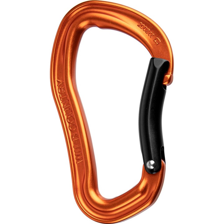 Carabina Wild Country Electron, Ergonomica, Rezistenta 24kN, Argintiu, 102mm