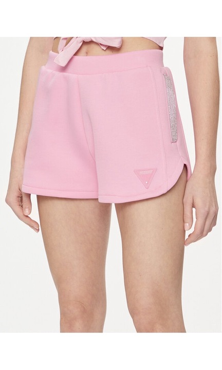 Pantaloni dama, Guess, 516444, Roz, Bumbac