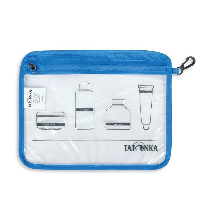Мъжка чанта Tatonka, Zip Flight Bag A5, прозрачна, 22x18см