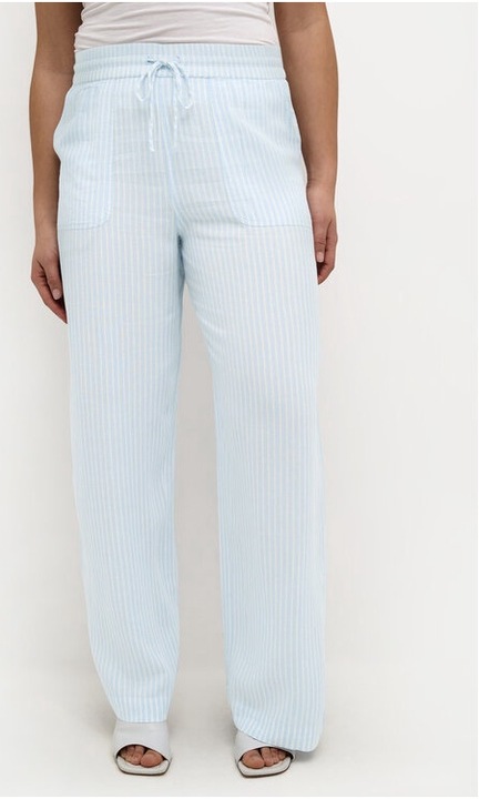 Női nadrág, kaffe, 582210, égszínkék, viszkóz