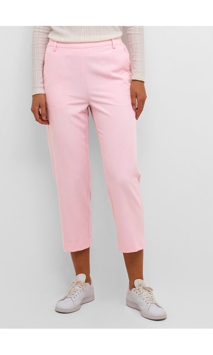 Női nadrág, kaffe, 582012, rózsaszín, poliészter, Rózsaszín