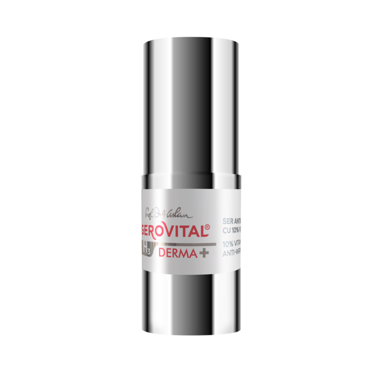 Ser antirid cu 10% Vitamina C Gerovital H3 Derma+, 15 ml