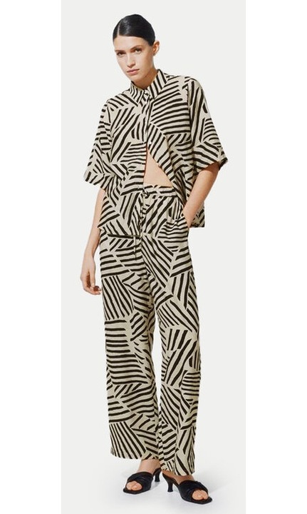 Női nadrág, Vila, 436710, Bézs, Viskóz