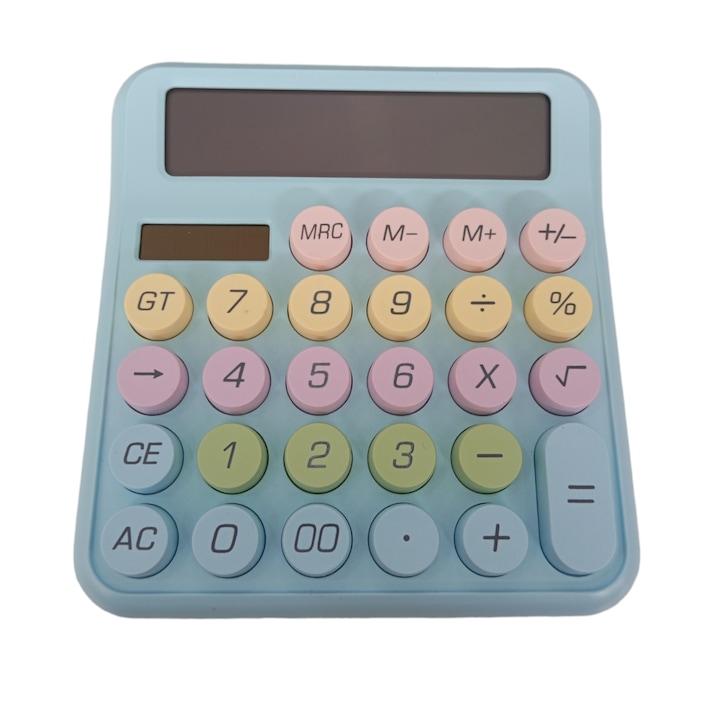 Механичен калкулатор YGANO RH-2208B син