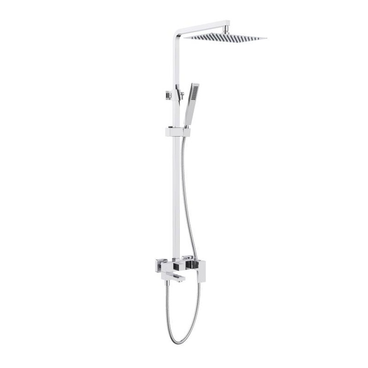 Комплект душ колона Cubefield, 3 функции, хром