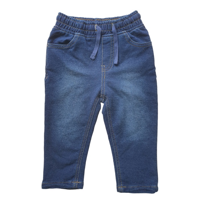 Gyermek nadrág, pamut/spandex, kék, 18 hónapos, 86-92 CM