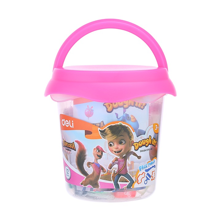 Пластилин Soft Galetusa 12 цвята 160гр, Deli