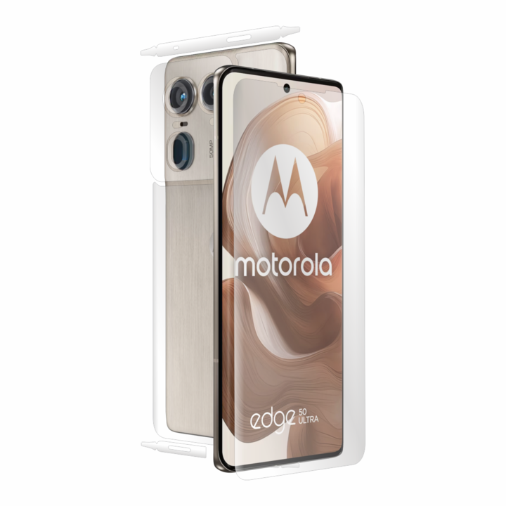 Motorola Edge 50 Ultra-val kompatibilis védőfólia, képernyőborítás, hátlap és oldalak, Alien Surface