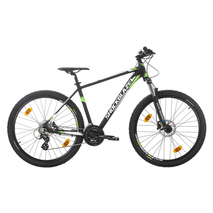 Планински велосипед SHOCKBLAZE R3 27.5", 440 мм, Черен