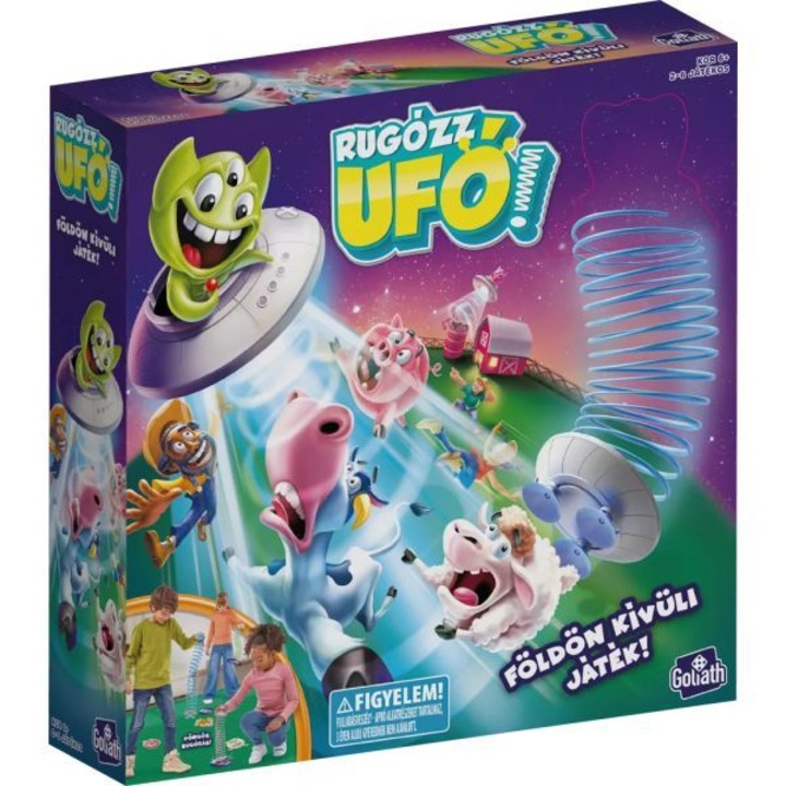Joc de societate, Goliath, Multicolor, Rugózz Ufó : Joc de indemanare cu extraterestrii - in limba maghiara