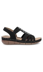 Clara Barson-Sandale dama, 590559, Sintetic, Negru, 37 EU