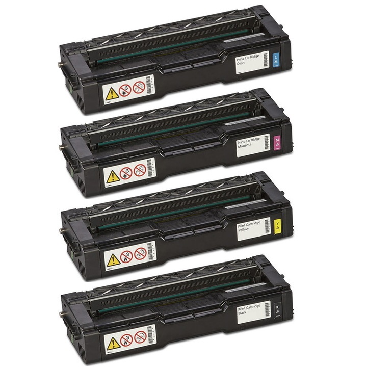 4 db C310 toner készlet, fekete, kék, piros, sárga, 24500 oldal kompatibilis Ricoh Aficio SP C310 / Aficio SP C231SF / Aficio SP C232SF / SP C311N / SP C312DN / SP C231N / SP CSPficioN / SP231N / CSP23D C242SF / SP C342DN