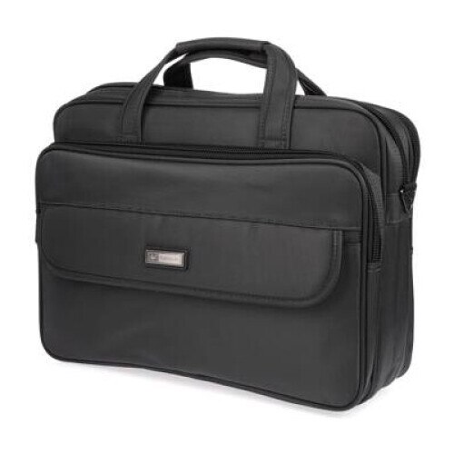 Geanta laptop Star Dragon, 2 compartimente, impermeabila, negru, 15.6 inch