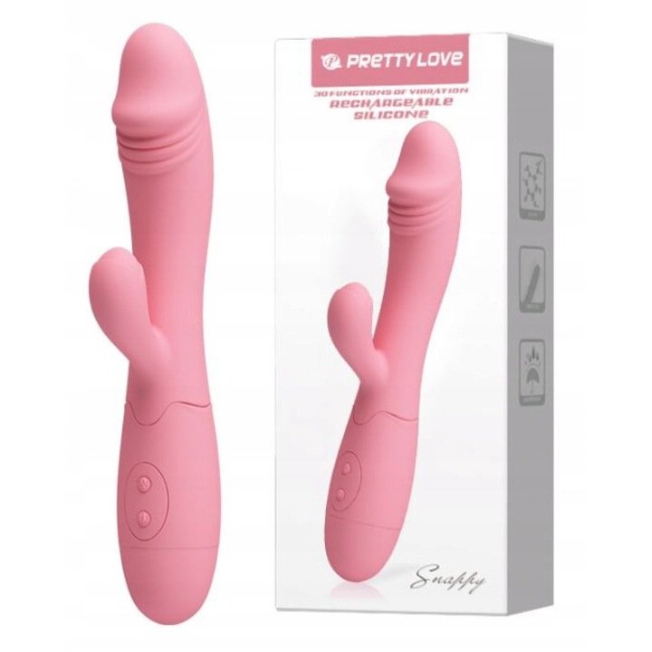 Vibrátor, Lybaile, Love Snappy II, 19,5 cm, rózsaszín