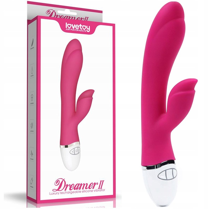Вибратор Lovetoy, Dreamer II, 21,5 см, Розов