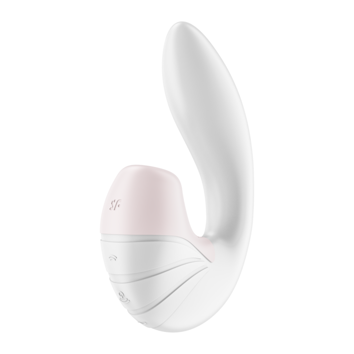 Inny Satisfyer SUPERNOWA vibrátor, fehér, vízálló, USB töltés
