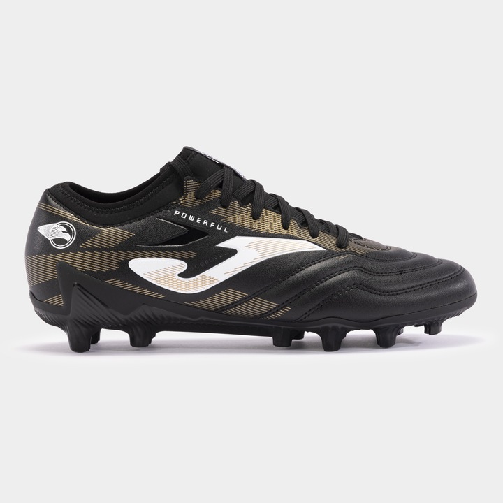 Ghete fotbal Joma Powerful 2401 FG pentru gazon natural dur, POWW2401FG, negru/alb, 45