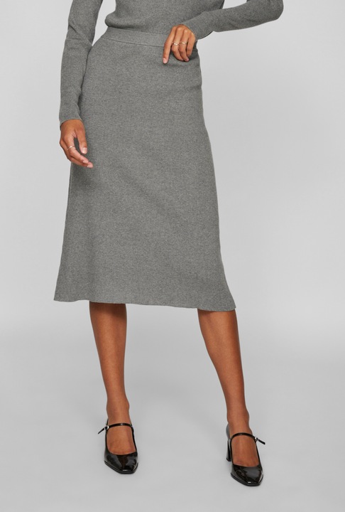 Дамска пола Vila, Текстил, Сива, XS INTL