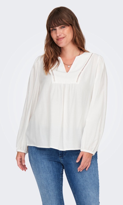 Női blúz, Csak Carmakoma, Viskóz, Fehér