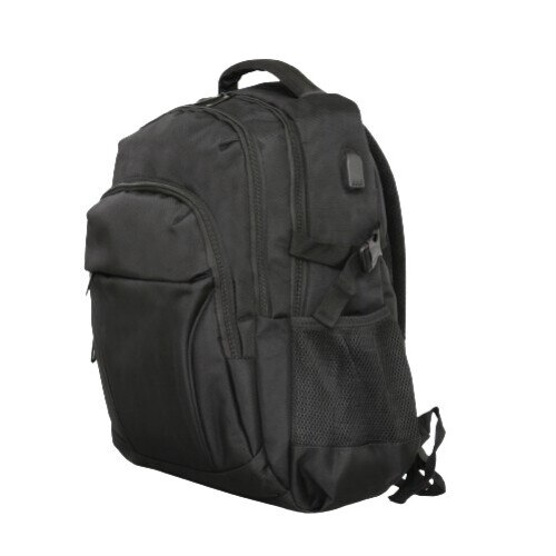 Rucsac pentru laptop, 15.6", 33 x 49 x 17 cm, Negru