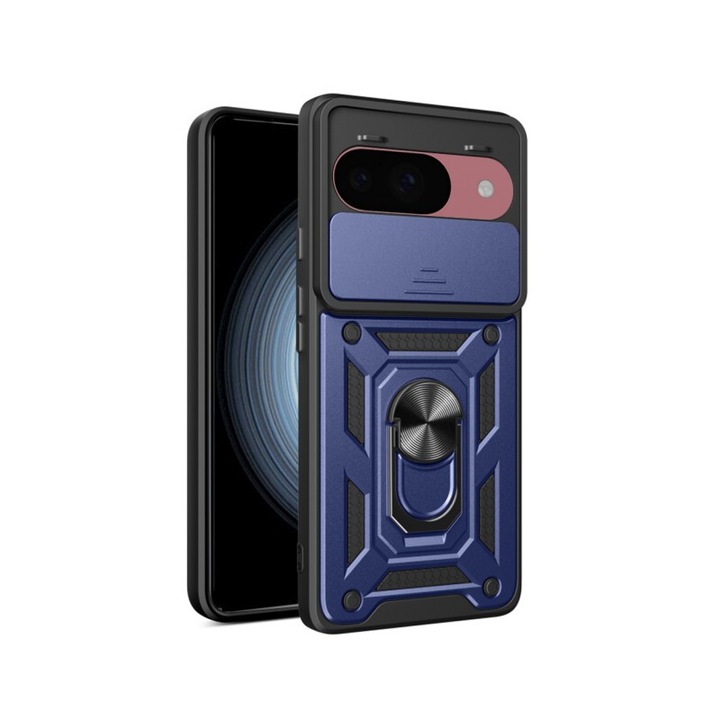 Husa FS Spate Camshield Compatibila Cu Google Pixel 9 Pro / 9 - Blue