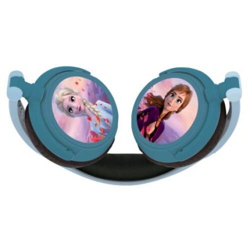 Casti pentru copii Lexibook Frozen, pliabile, 85dB, 40mm, cablu 1.5m, jack 3.5mm, albastru
