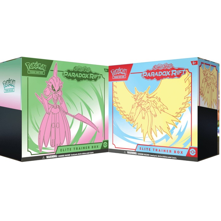 Pokémon Party játék szett, Scarlet & Violet - Paradox Rift, Elite Trainer Box, 9 Booster, Többszínű