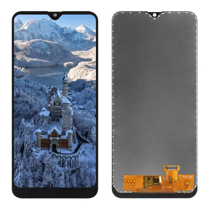 Дисплей, За Samsung Galaxy A20, Черен, 19.5x103.7x33mm