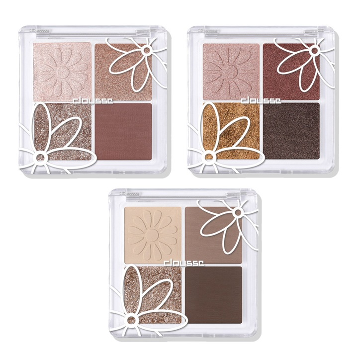 3 db-os QttvbTna szemhéjpúder készlet, Multicolor