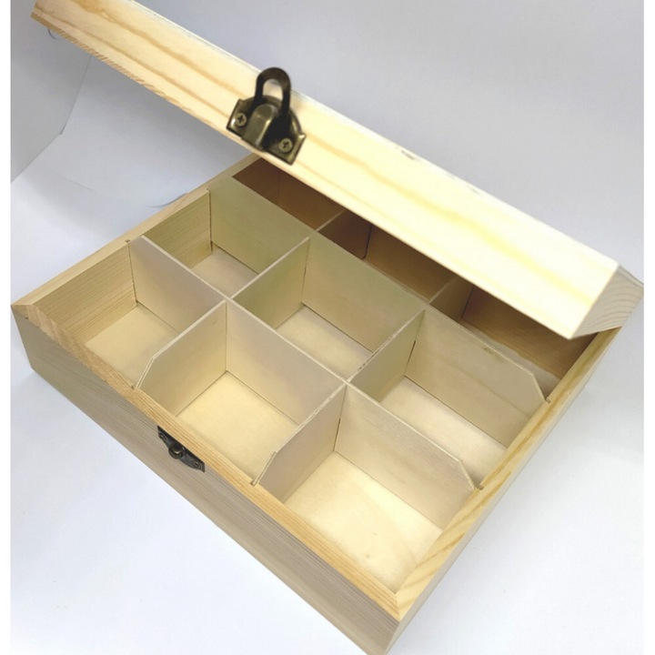 Teafilter tartó 9 rekeszes, 22*19*7 cm 5804