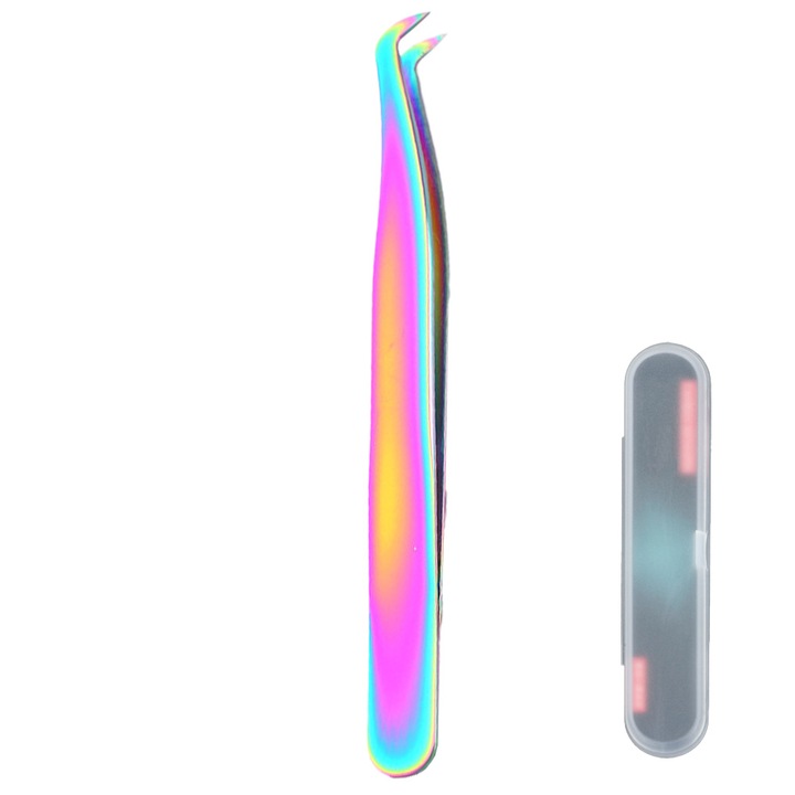 Pensete HERUSI pentru extensii gene, precise, usoare, cu cutie, 1 set