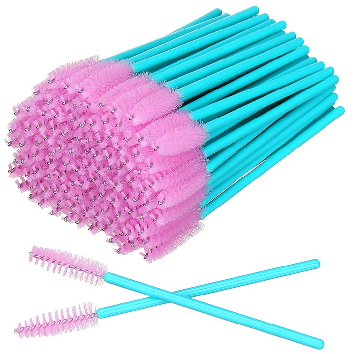 Set pensule de unica folosinta pentru rimel, Peysaitr, multicolor, 10cm