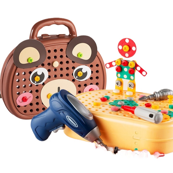 2D/3D комплект работилница за сглобяване, образователен, ABS, многоцветен, 27x24,5x7 см