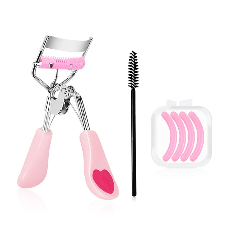 Cleste de gene QttvbTna, ergonomic, cu perie, tampon de cauciuc, negru