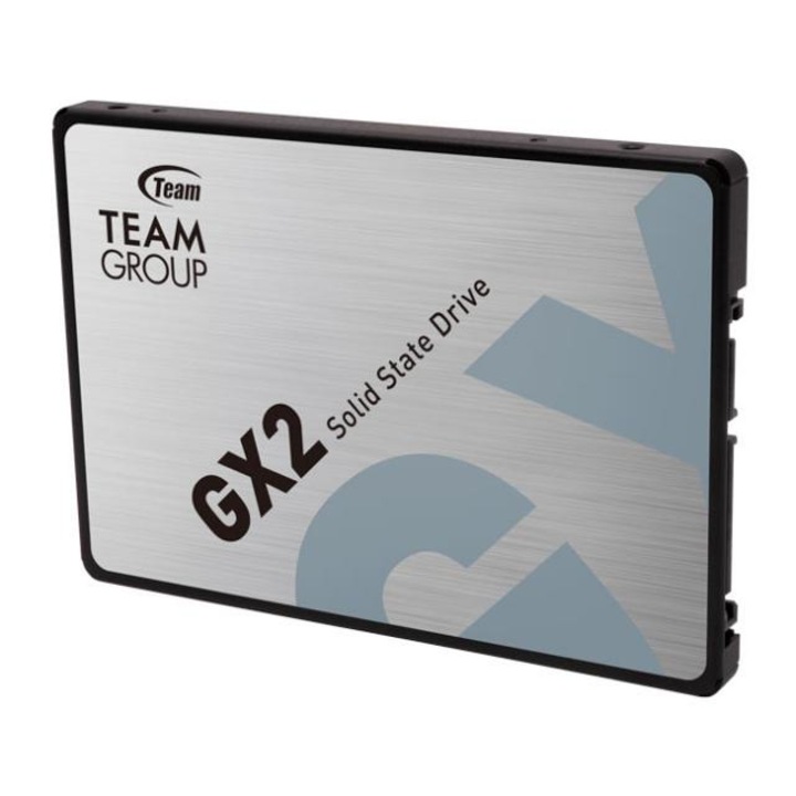 Памет, Solid State Drive, (SSD), Team Group, GX2, 2.5", 256 GB, SATA 6Gb/s, Сив