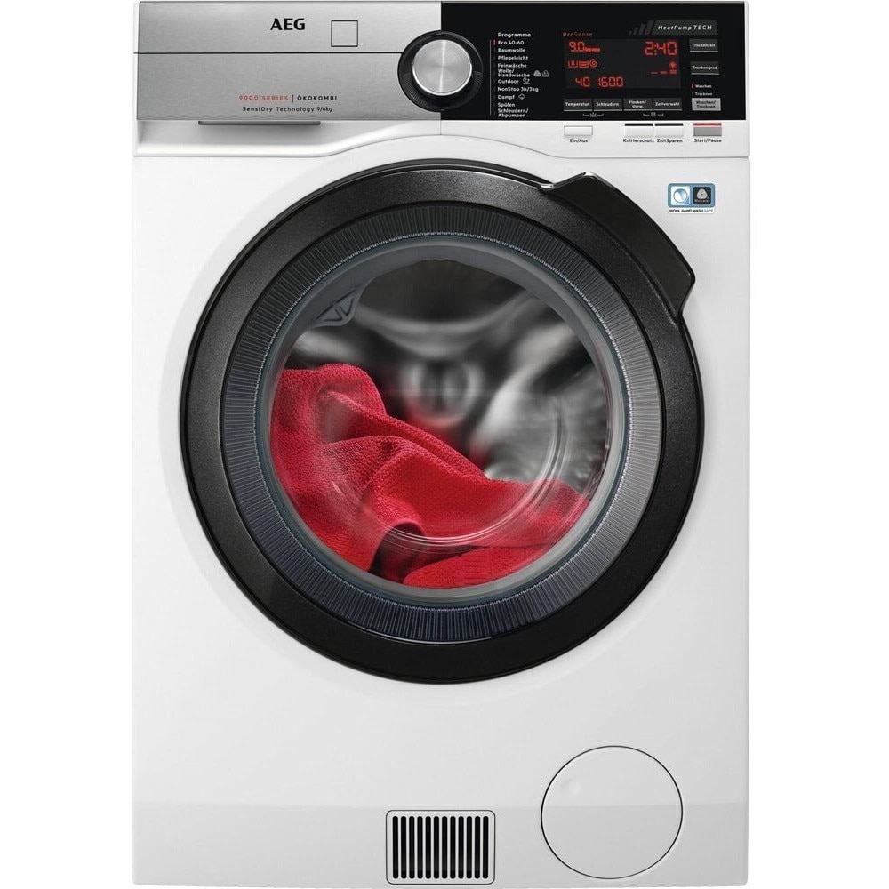 Masina De Spalat Rufe Cu Uscator AEG Serie 9000 L9WSF80699, Clasa C, 9/6 Kg, 1600 Rpm, Alb